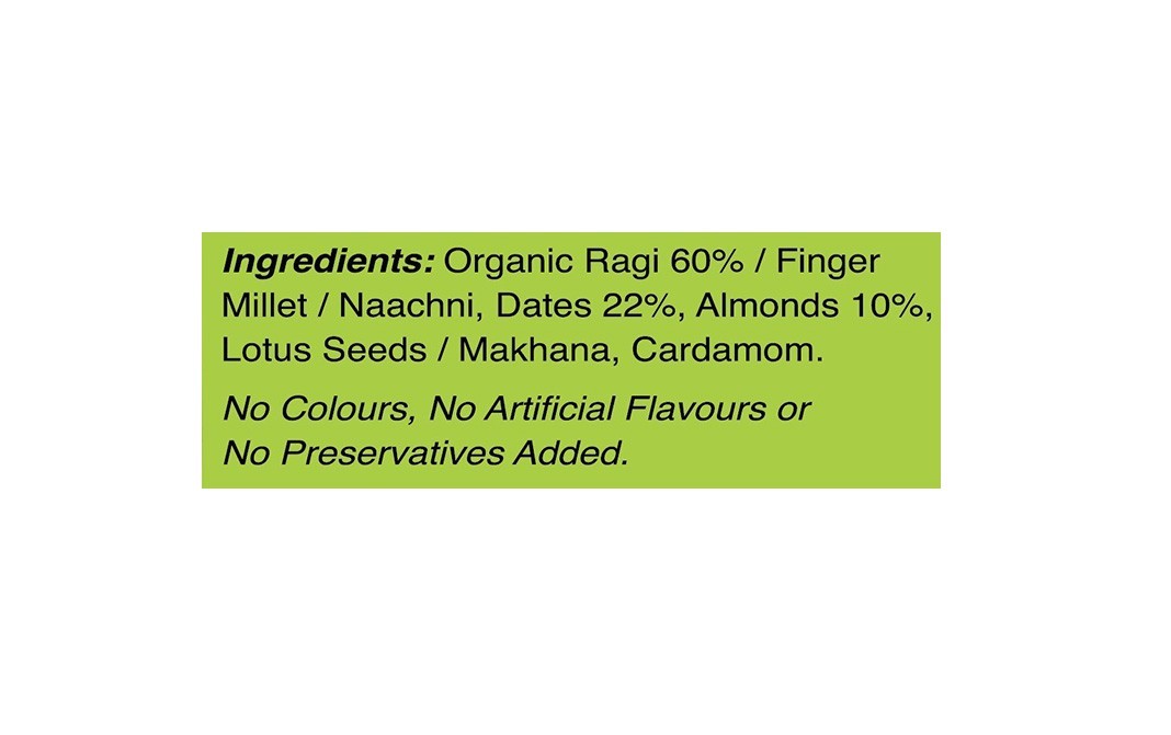 Early Foods Insta-Porridge Ragi with Almonds & Dates   Box  200 grams